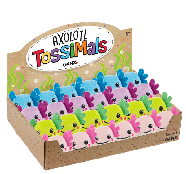 Ganz 3" Axolotl Tossimals- Pink