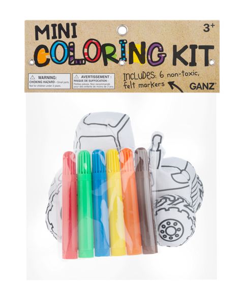 Mini Coloring Kit- Tractor