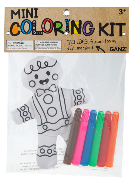 Gingerbread Coloring Kit