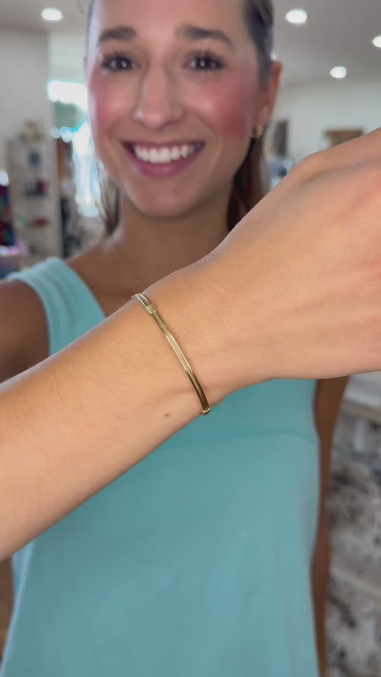 Be Kind Gold Bracelet