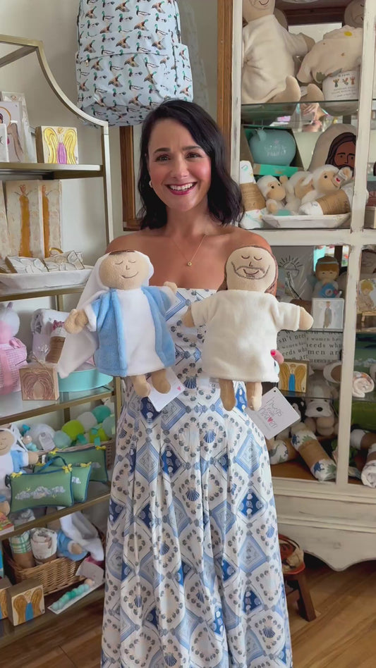 Small- Jesus Plush Prayer Pillow Doll