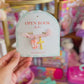 Open Book Med Pin/2 Charm: Ballet Shoes, Crucifix, & Pink Ribbon wrap